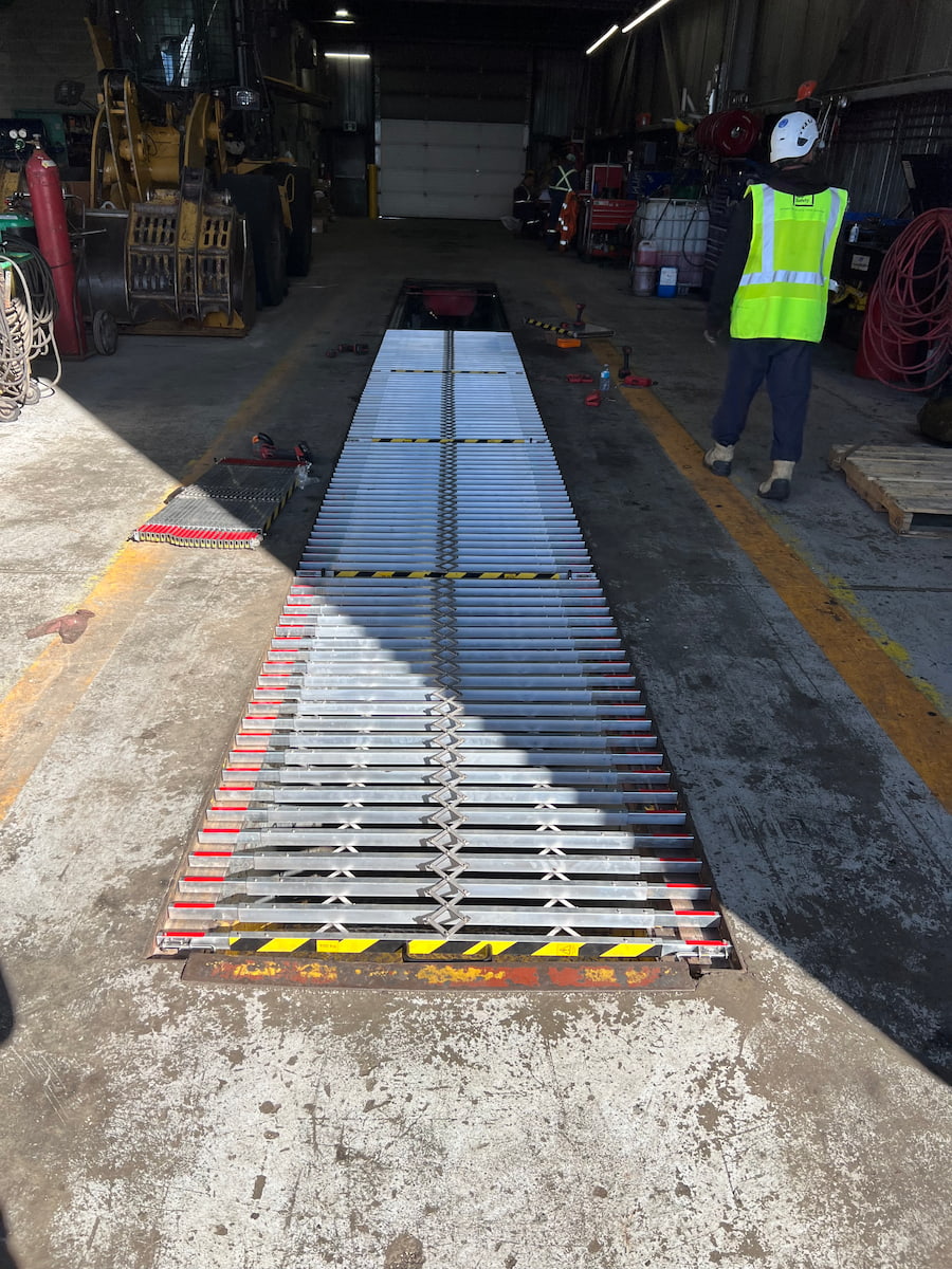 PitProtect / Entretien des véhicules / Couverture de la fosse