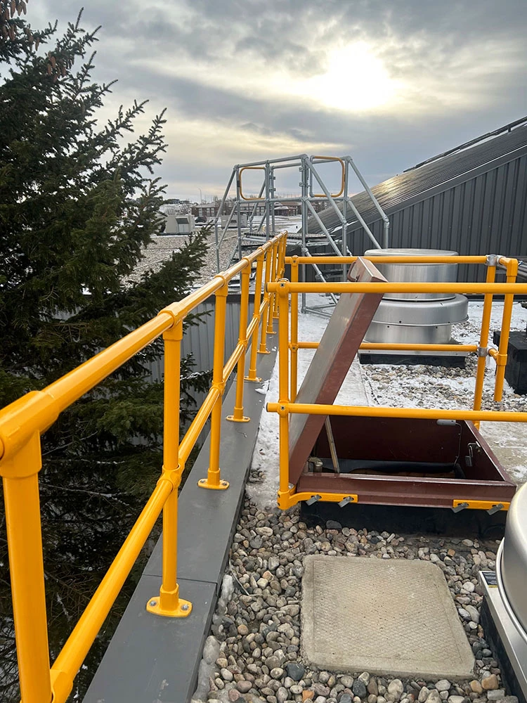 Protection contre les chutes sur les toits