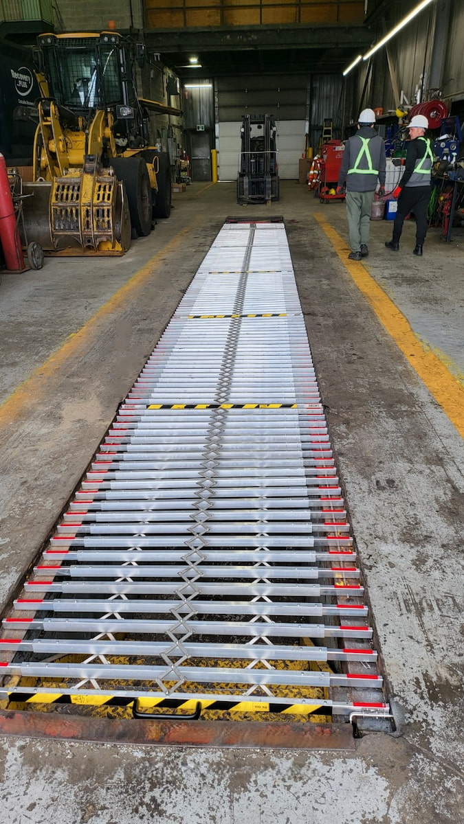 PitProtect / Entretien des véhicules / Couverture de la fosse