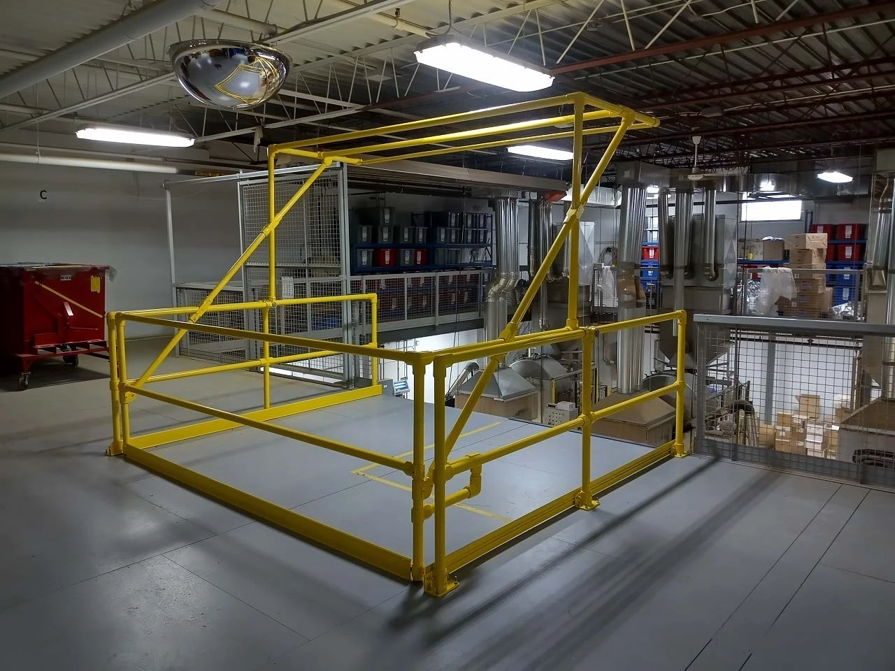 Barrière écluse / Kee Pivot  / Barrière écluse pour mezzanines / Barrière de chargement / Barrière pour palettes / Barrière de sécurité pour entrepôt
