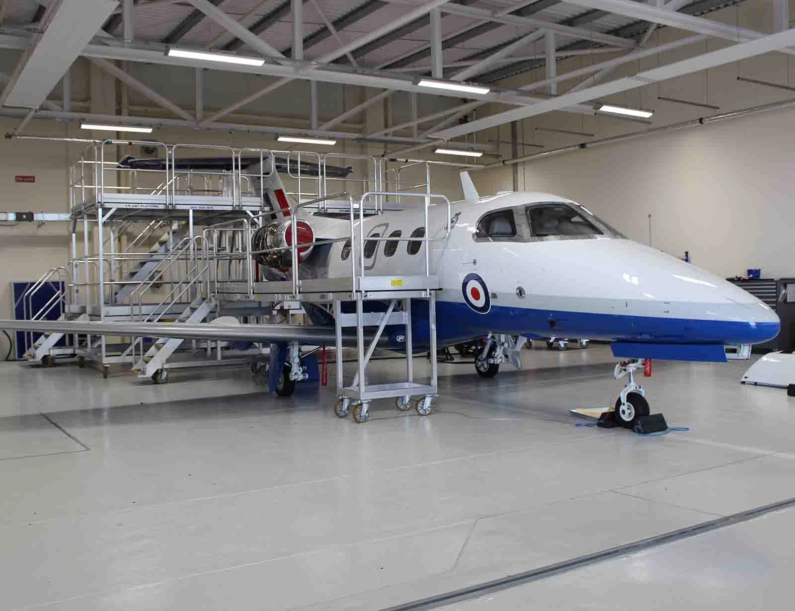 Protection contre les chutes pour la maintenance et l'accès aux aéronefs