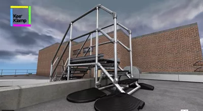 Kee Walk Rooftop Crossovers / rooftop safety / rooftop access / access platforms